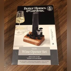 6 Piece Electric Wine Opener Set